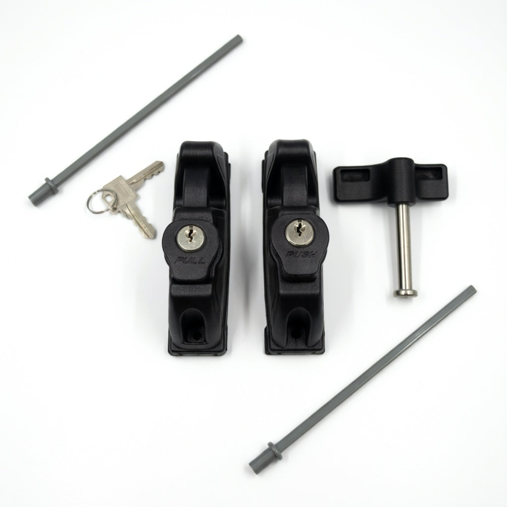 Double Sided Locking Gravity Latch