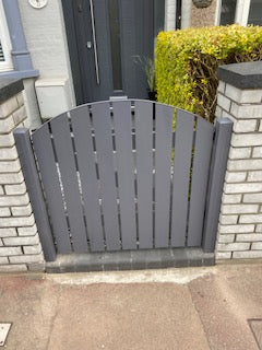 Plastic Path Gate Slatted | Arched Top | W: 600 - 1200mm, H: 900mm