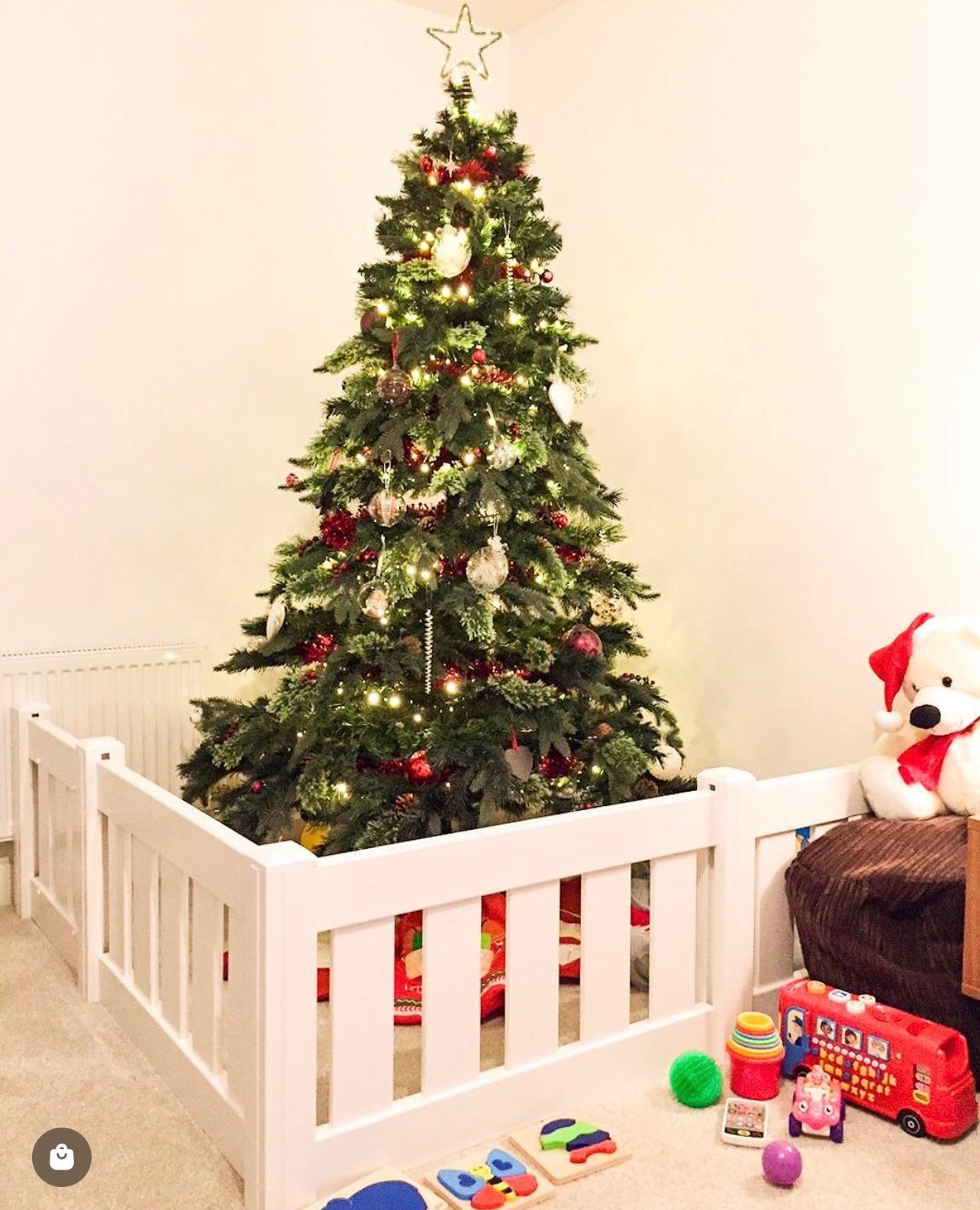 Christmas Tree Fence Panels