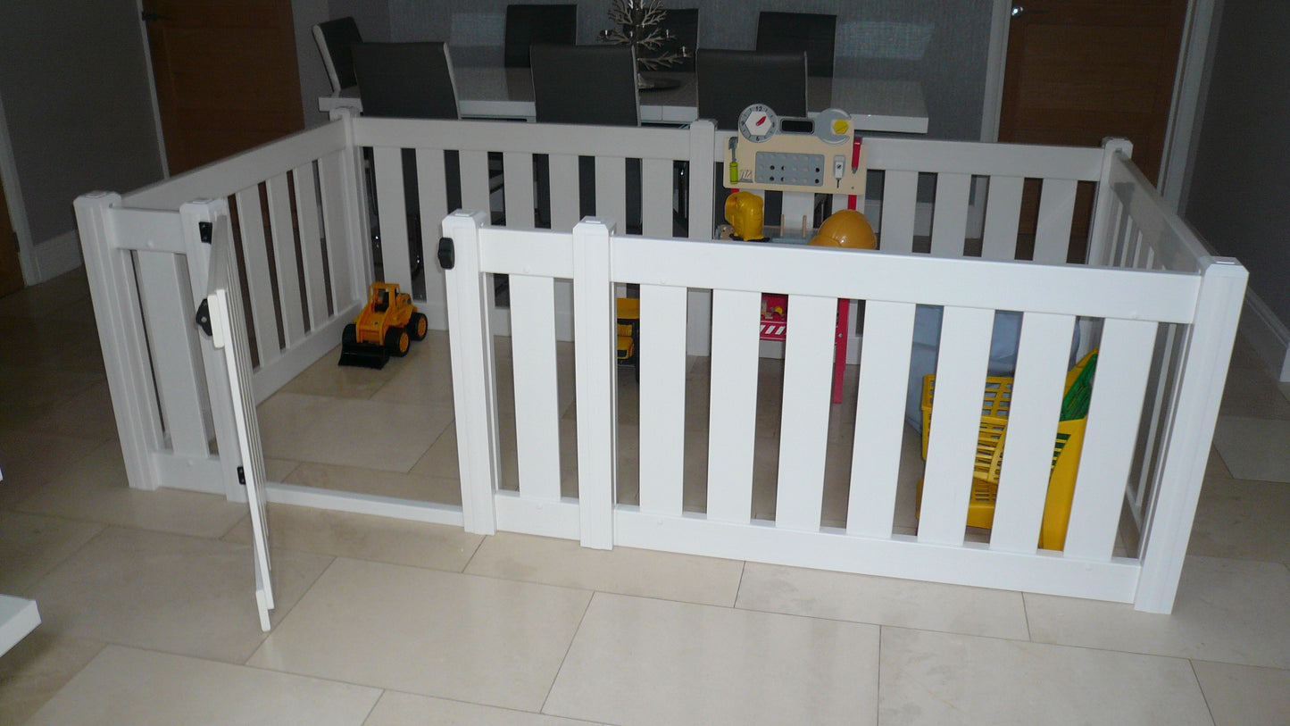 Baby and Toddler Playpen with Gate - 6 Panel