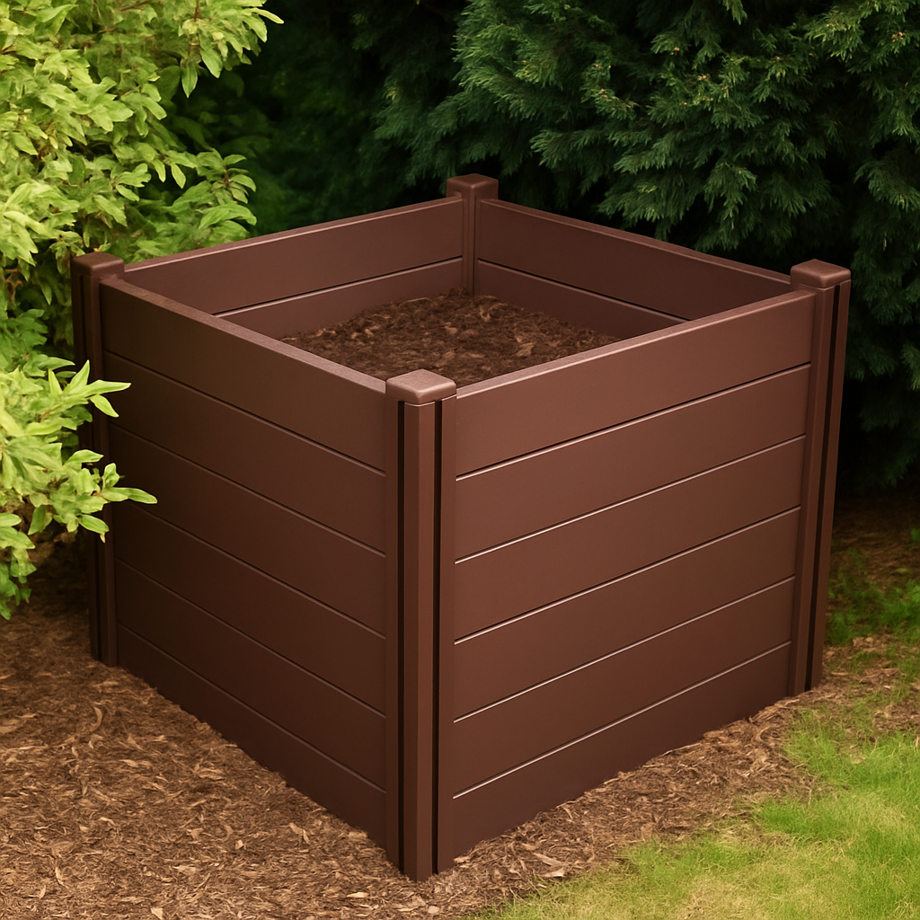 Large Compost Bin Brown