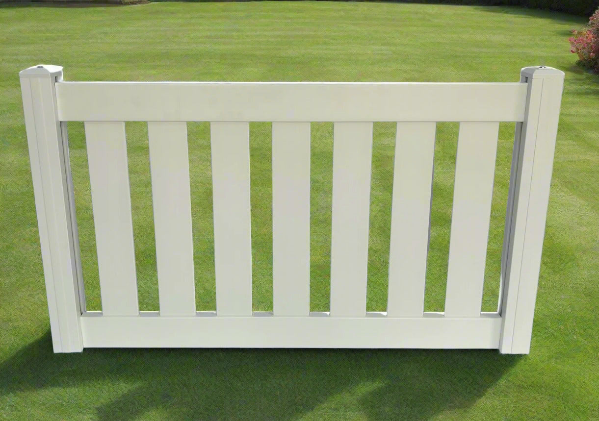 White Picket Fence Panel