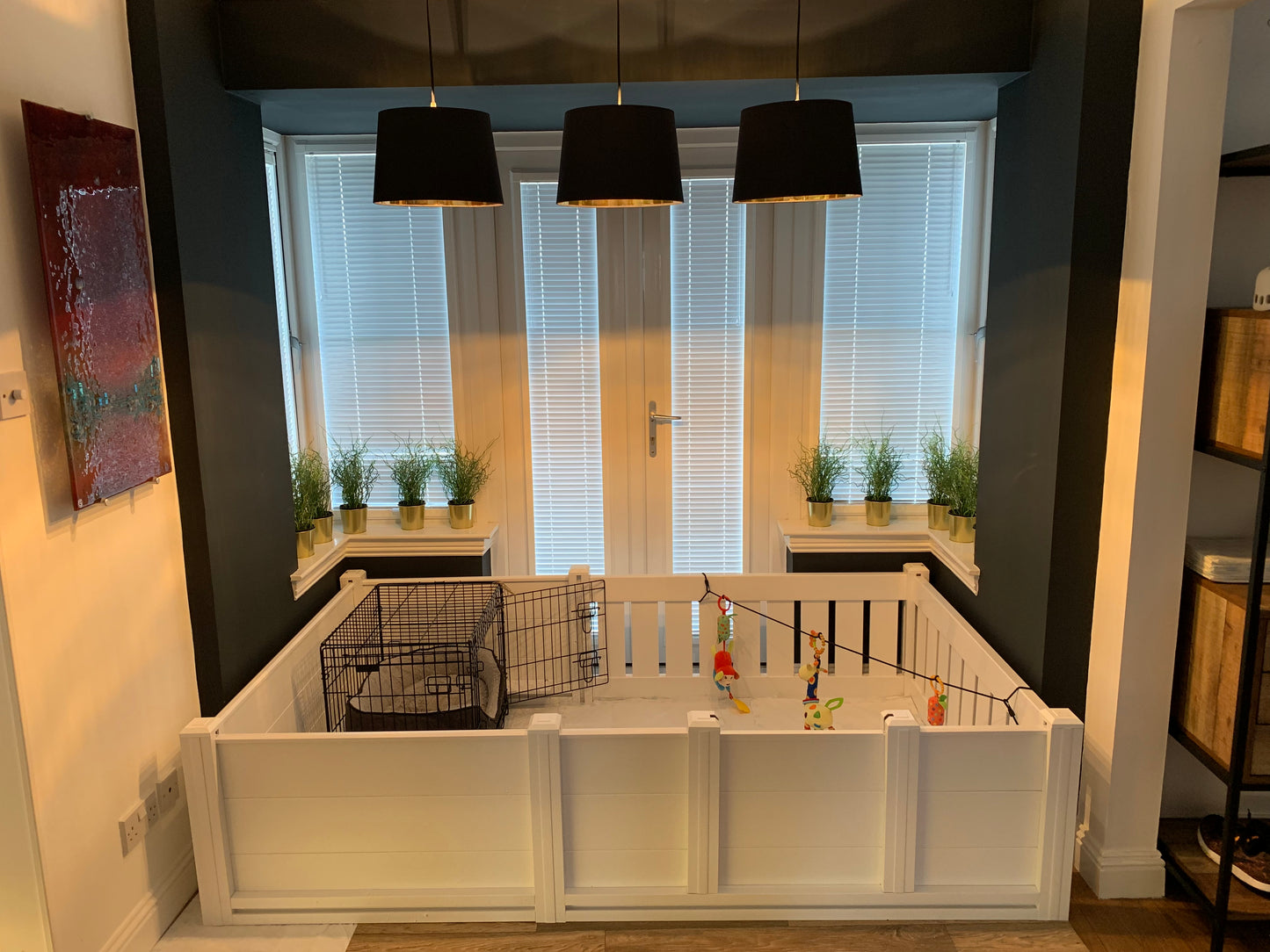 Whelping Box with Playpen