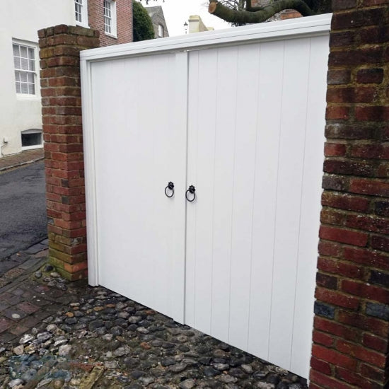 PVC Double Gates for Driveways and Gardens | W: 1500 - 2000mm, H: 1800mm | Flat Top