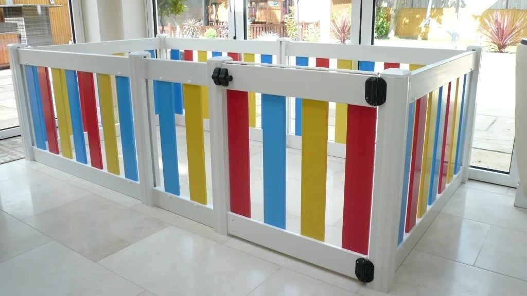 Play Area Fencing Gate to Replace Standard Panel