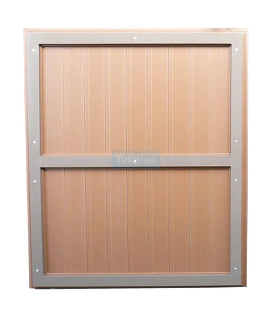 Single Side Gate with Aluminium Frame | Flat Top