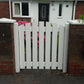 Garden Path Gate Slatted | Flat Top | W: 600 - 1200mm, H: 900mm