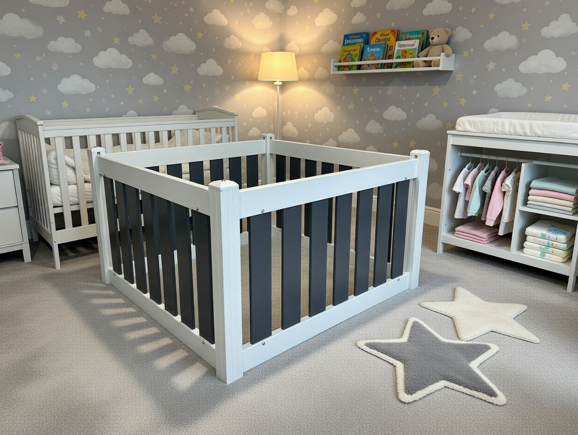 Baby and Toddler Playpen - 4 Panel - No Gate