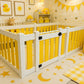 Baby and Toddler Playpen with Gate - 6 Panel