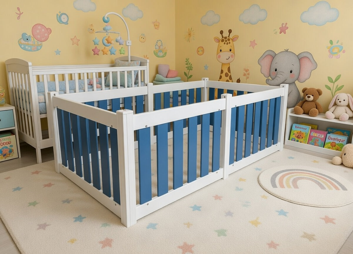 Baby and Toddler Playpen - 6 Panel - No Gate