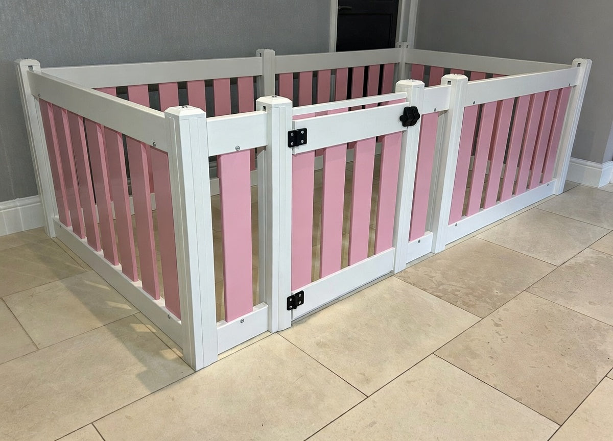 Baby and Toddler Playpen with Gate - 6 Panel