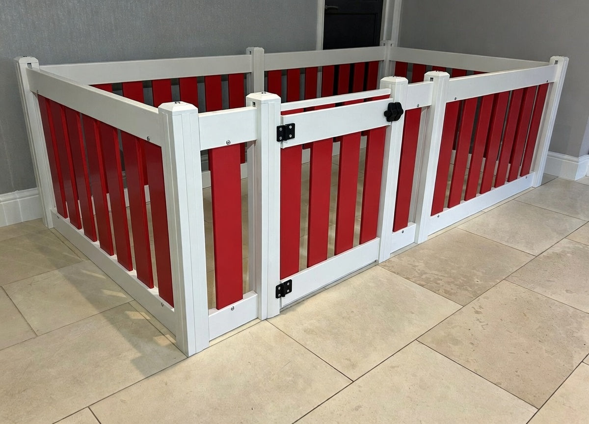 Baby and Toddler Playpen with Gate - 6 Panel