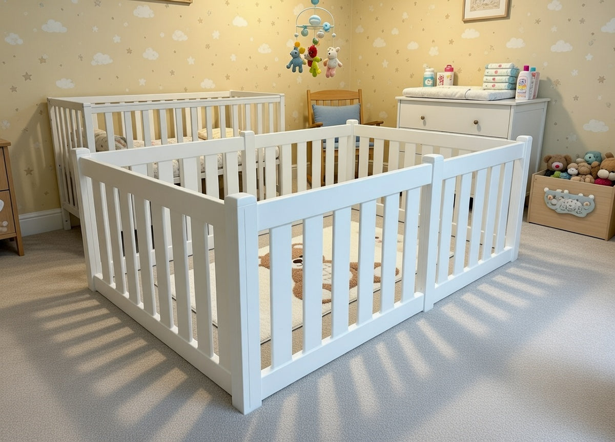 Baby and Toddler Playpen - 6 Panel - No Gate