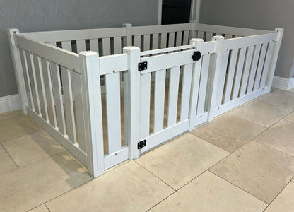 Baby and Toddler Playpen with Gate - 6 Panel