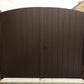 PVC Double Gates for Driveways and Gardens | W: 1500 - 2000mm, H: 1800mm | Arched Top