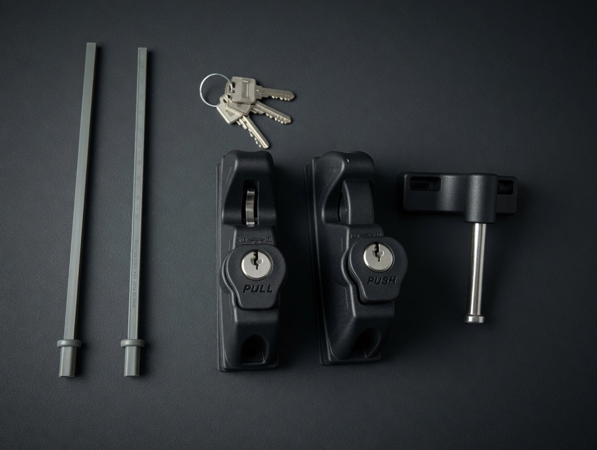 Double Sided Locking Gravity Latch