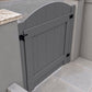 Small Garden Gate PVC | Arched Top | W: 600 - 1200mm, H: 900mm