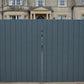 Double Gates with Aluminium Frame | Flat Top | W: 2.8m - 3.6m, H: 1800mm