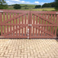 Slatted Double Driveway Gate | W: 1951 mm - 2500 mm, H: 1100mm (Standard)