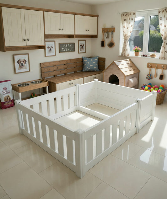 Puppy Playpen with Sleeping Area