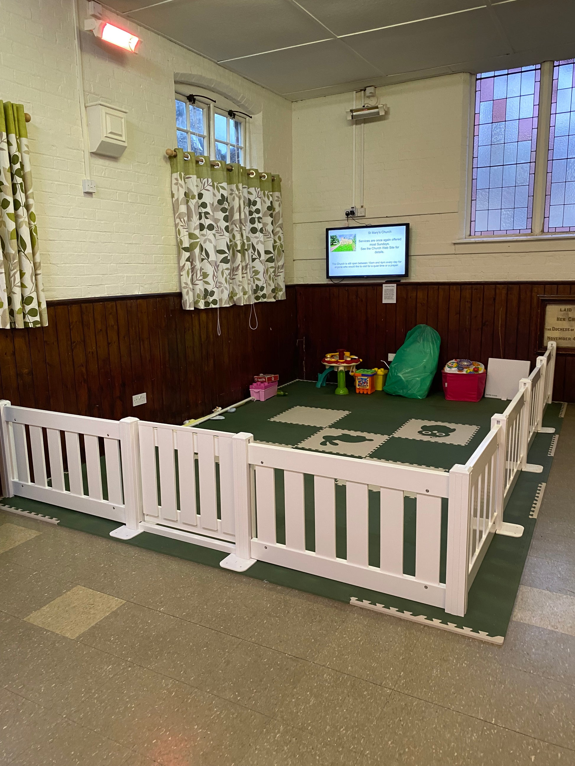 Play Area Fencing Kids Tekplas