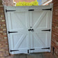 PVC Double Gates for Driveways and Gardens | W: 2001 - 2400mm, H: 1800mm | Flat Top