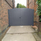 PVC Double Gates for Driveways and Gardens | W: 1500 - 2000mm, H: 1800mm | Arched Top
