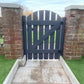 Plastic Path Gate Slatted | Arched Top | W: 600 - 1200mm, H: 900mm