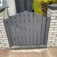 Plastic Path Gate Slatted | Arched Top | W: 600 - 1200mm, H: 900mm