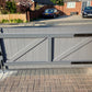 Double Gates with Aluminium Frame | Arched Top | W: 2.8m - 6m, H: 1800mm