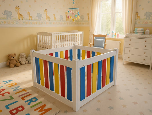 Baby and Toddler Playpen - 4 Panel - No Gate