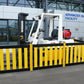 Safety Barrier Fencing Grey and Yellow
