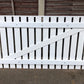 Double Gates with Aluminium Frame | Flat Top | W: 2.8m - 6m, H: 1800mm