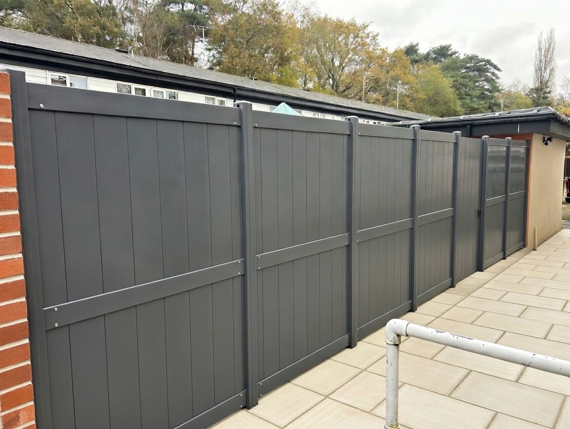 6ft High uPVC Garden Fence Panel (1800mm)