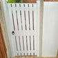 Plastic Slatted Side Gate Full Screen | W: 600 - 900mm, H: 1800mm  | Arched Top