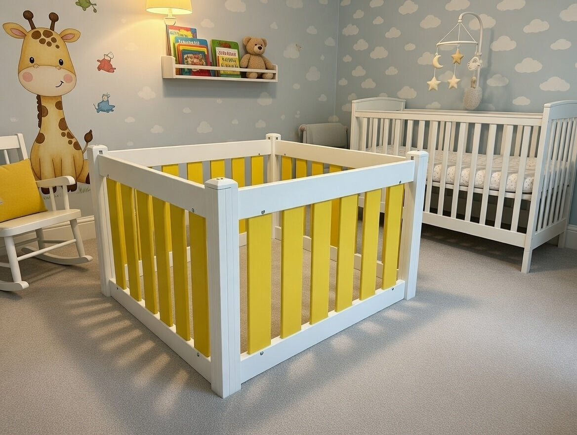 Baby and Toddler Playpen - 4 Panel - No Gate