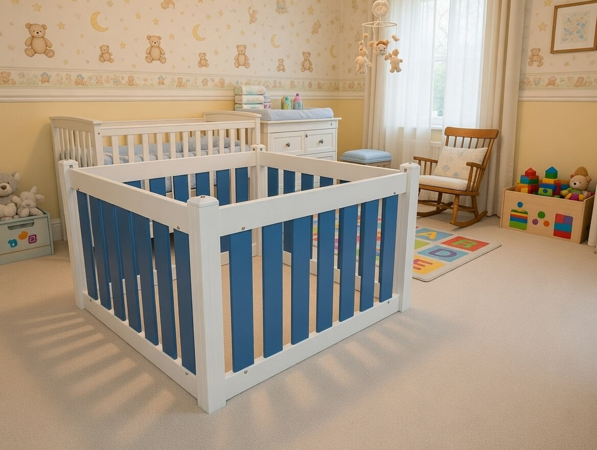 Baby and Toddler Playpen - 4 Panel - No Gate