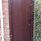 PVC Plastic Side Gate | W: 901 – 1200mm, H: 1800mm | Arched Top