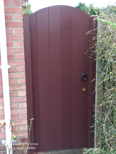 PVC Plastic Side Gate | W: 901 – 1200mm, H: 1800mm | Arched Top – Tekplas