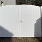 PVC Double Gates for Driveways and Gardens | W: 1500 - 2000mm, H: 1800mm | Arched Top