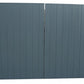 Double Gates with Aluminium Frame | Arched Top | W: 2.8m - 3.6m, H: 1800mm