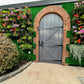 PVC Plastic Side Gate | W: 1201 - 1400mm, H: 1800mm | Arched Top