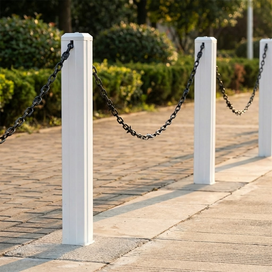 PVC Post Chain Fencing | 90 cm