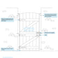 PVC Plastic Side Gate | W: 1201 - 1400mm, H: 1800mm | Arched Top