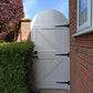 PVC Plastic Side Gate | W: 1201 - 1400mm, H: 1800mm | Arched Top