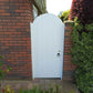 PVC Plastic Side Gate | W: 1201 - 1400mm, H: 1800mm | Arched Top