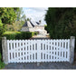 Slatted Double Driveway Gate | W: 1951 mm - 2500 mm, H: 1100 mm | Deluxe