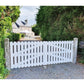Slatted Double Driveway Gate | W: 1951 mm - 2500 mm, H: 1100 mm | Deluxe