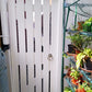 Plastic Slatted Side Gate Full Screen | W: 600 - 900mm, H: 1800mm | Flat Top