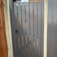 Plastic Slatted Side Gate Full Screen | W: 600 - 900mm, H: 1800mm | Flat Top